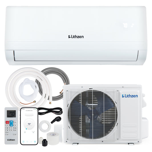 12000 BTU 208-230V 17 SEER2 Mini Split AC Heater WiFi, White 12000 BTU Mini Split White at Gallery Canada
