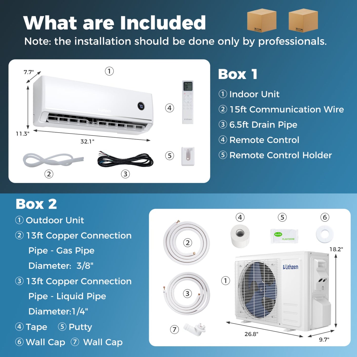 12000 BTU Smart Mini Split AC Heater, Alexa Google Assistant, White 12000 BTU Mini Split at Gallery Canada