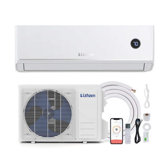 12000 BTU Smart Mini Split AC Heater, Alexa Google Assistant, White 12000 BTU Mini Split White at Gallery Canada