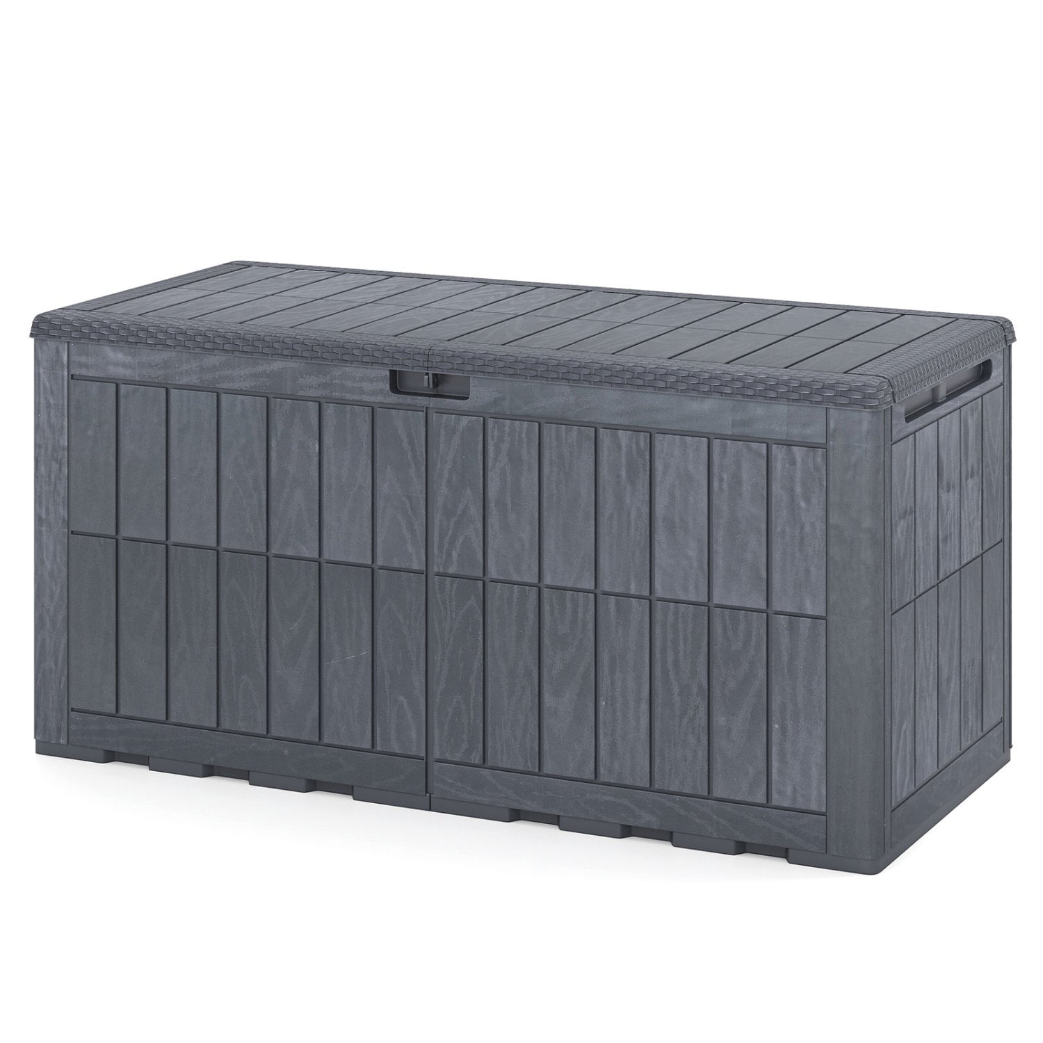 120 Gal Outdoor Deck Box with Lid, Gray Sheds & Outdoor Storage at Gallery Canada