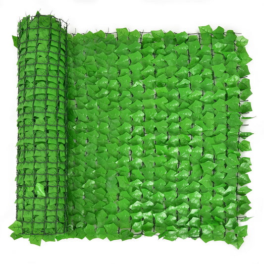 118 x 39 Inch Artificial Ivy Privacy Fence, Light Green Decorative Fencing & Flooring Light Green at Gallery Canada