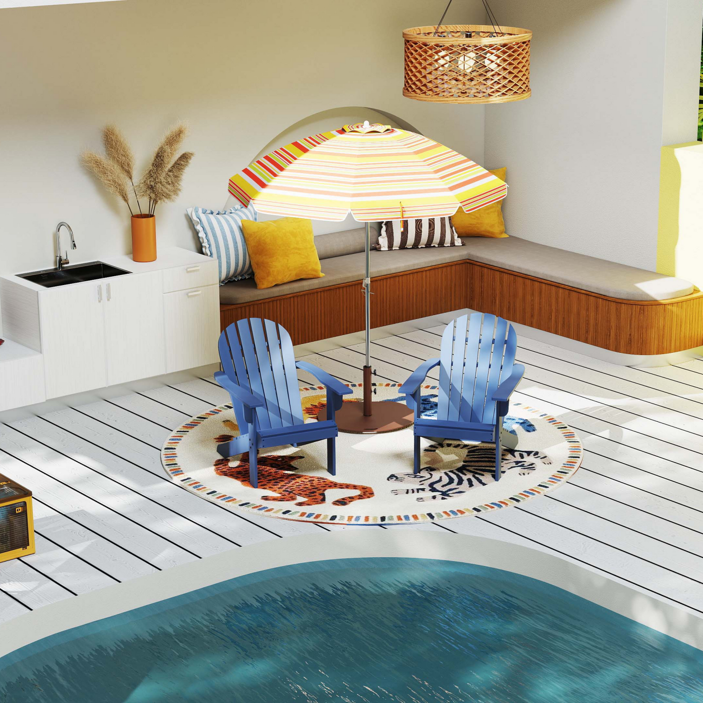 7 Pieces Outdoor Relaxation Bundle - Complete Patio Set Outdoor & Patio Furniture at Gallery Canada