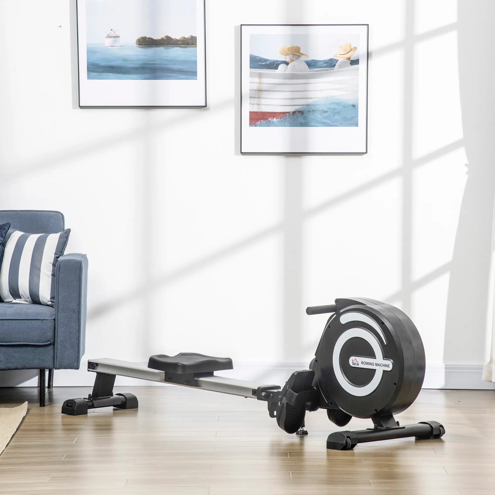 Magnetic Rowing Machine, Adjustable Resistance, LCD Monitor, Full Body Fitness Aerobic Equipment at Gallery Canada