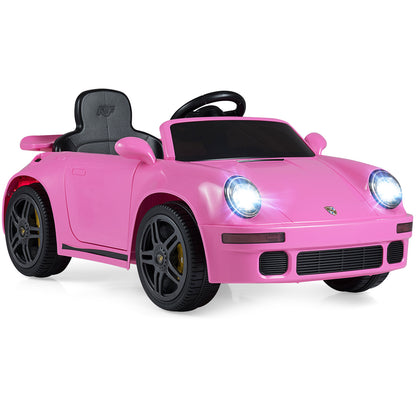 12V Electric Ride On Car Licensed RUF CTR with Remote Control and Music, Pink Powered Ride On Toys at Gallery Canada