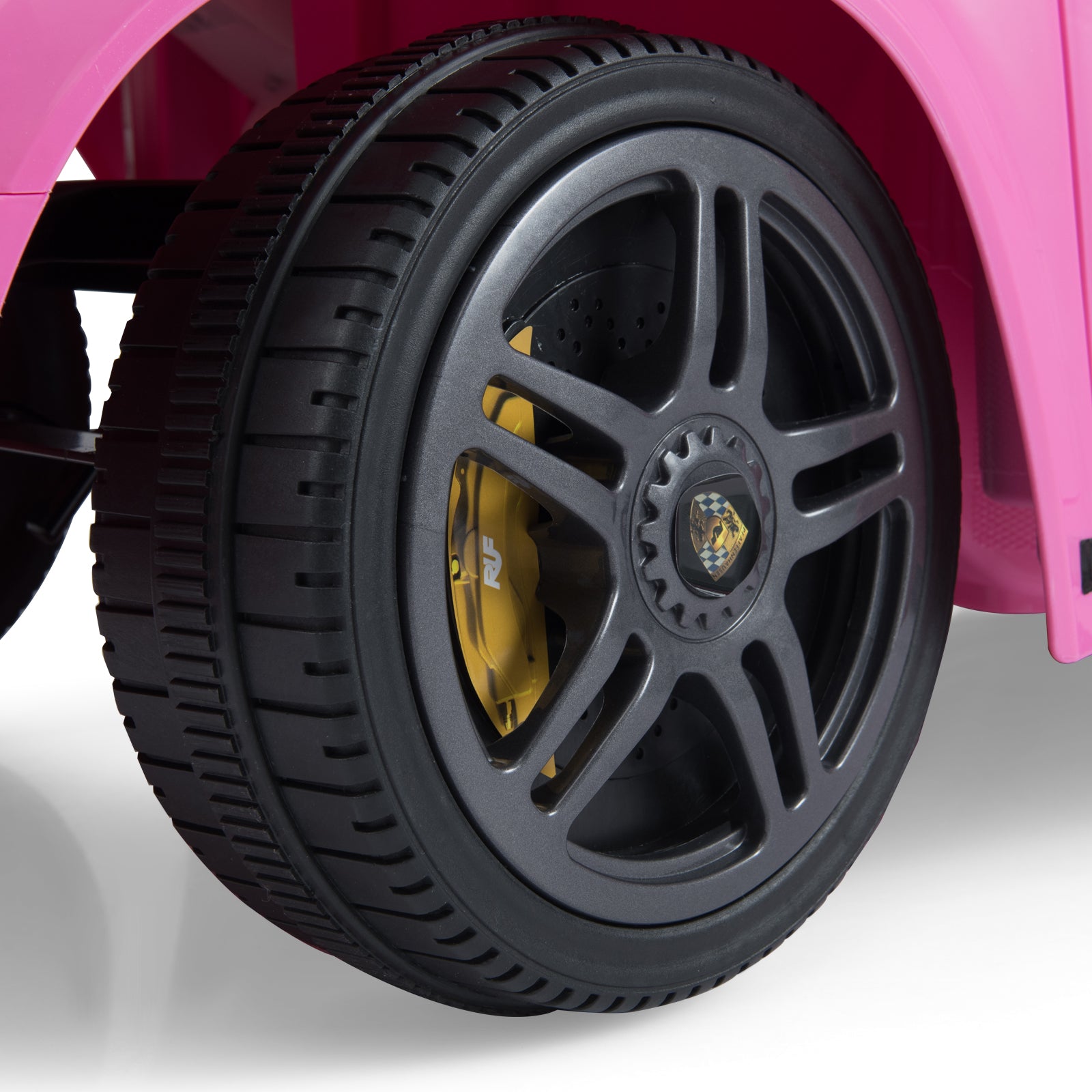 12V Electric Ride On Car Licensed RUF CTR with Remote Control and Music, Pink Powered Ride On Toys at Gallery Canada