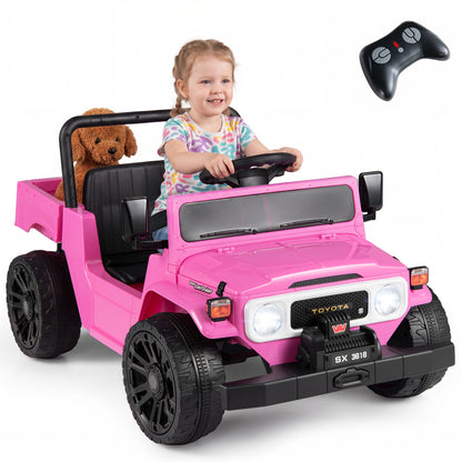 12V Electric Ride On Truck with Dump Bed, Pink Powered Ride On Toys at Gallery Canada