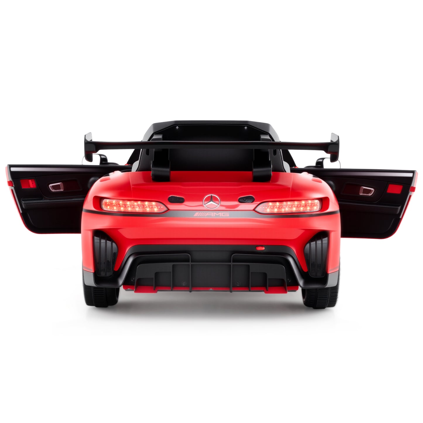 12V Kids Ride-On Car Mercedes-AMG GT3 Licensed with Adjustable Speed, Red Powered Ride On Toys at Gallery Canada