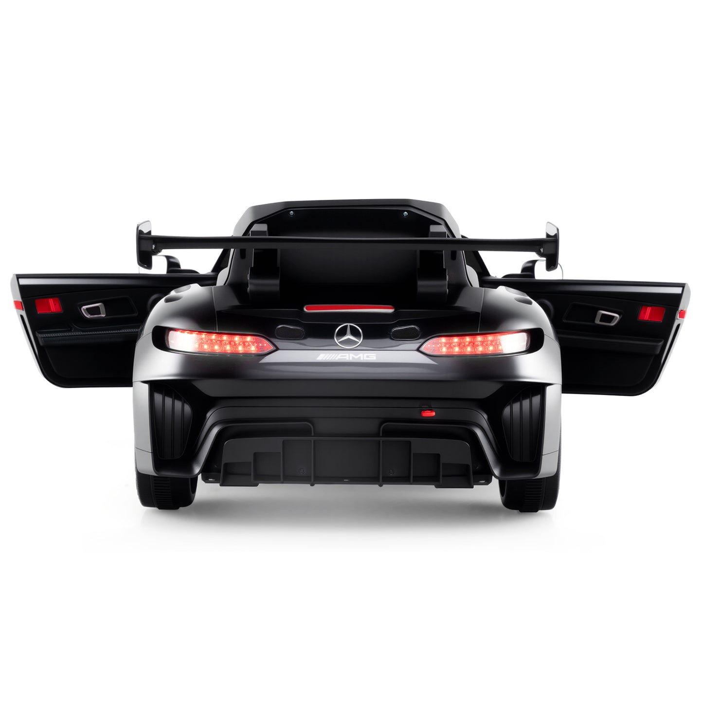 12V Kids Ride-On Car Mercedes-AMG GT3 Licensed with Adjustable Speed, Black Powered Ride On Toys at Gallery Canada