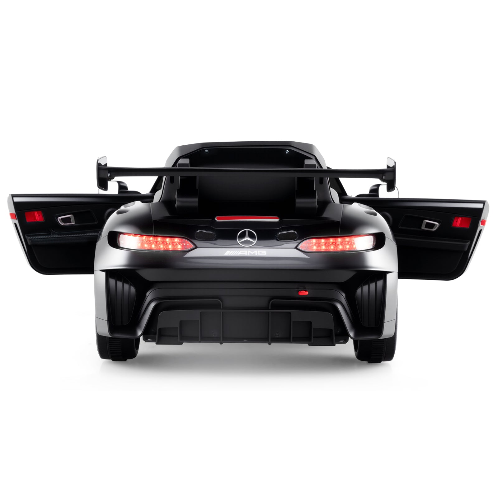 12V Kids Ride-On Car Mercedes-AMG GT3 Licensed with Adjustable Speed, Black Powered Ride On Toys at Gallery Canada