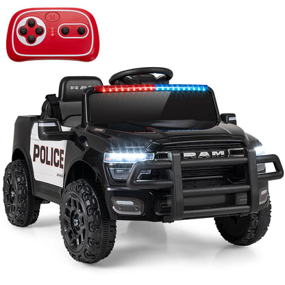 12V Kids Ride On Car Licensed RAM 3500 Electric Vehicle with Remote Control, Black Powered Ride On Toys at Gallery Canada