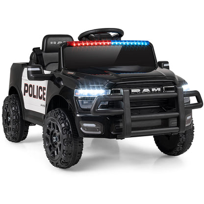 12V Kids Ride On Car Licensed RAM 3500 Electric Vehicle with Remote Control, Black Powered Ride On Toys Black at Gallery Canada