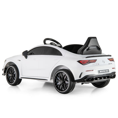 12V Kids Ride On Car With Remote, White Powered Ride On Toys at Gallery Canada