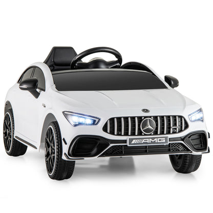 12V Kids Ride On Car With Remote, White Powered Ride On Toys at Gallery Canada