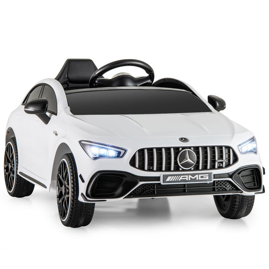 12V Kids Ride On Car With Remote, White Powered Ride On Toys White at Gallery Canada