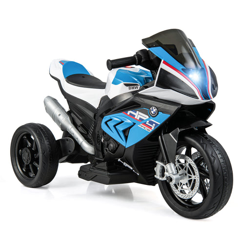 12V Licensed BMW Kids Motorcycle Ride-On Toy, 37-96 Months, Blue