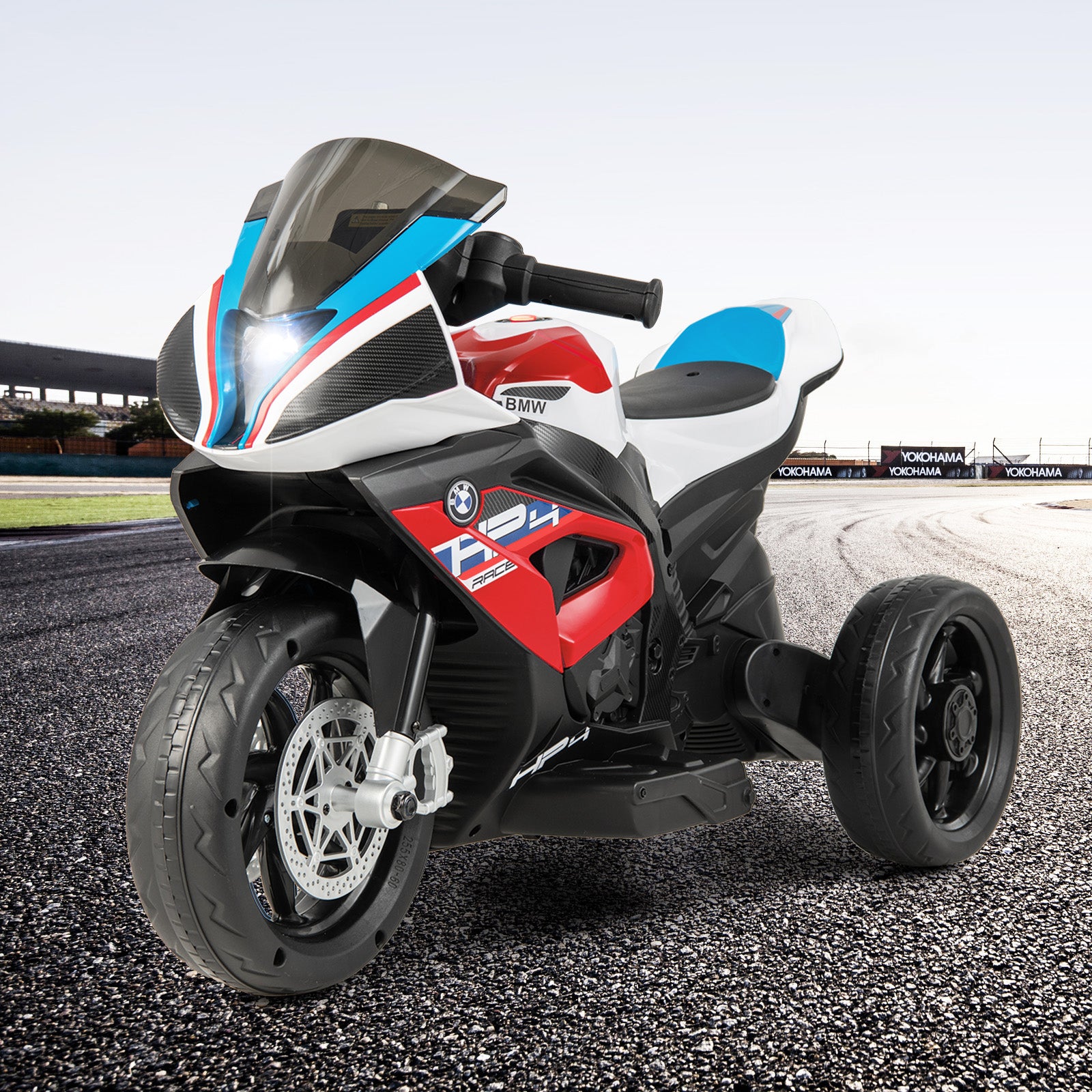 12V Licensed Kids Motorcycle Ride-On Toy, 37-96 Months, Red Powered Ride On Toys at Gallery Canada