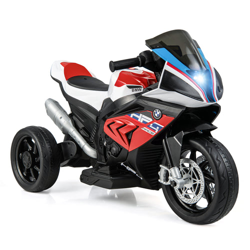 12V Licensed Kids Motorcycle Ride-On Toy, 37-96 Months, Red