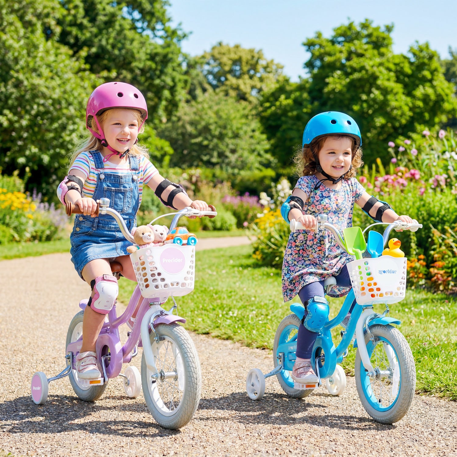 12/14/16/18/20 Inch Kids Bike with Dual Brakes and Adjustable Seat-12 Inch, Blue Kids Bike at Gallery Canada