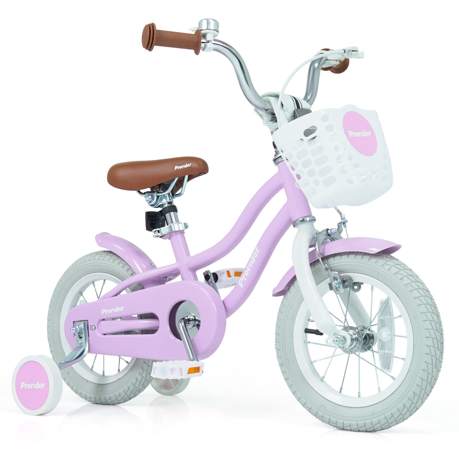 12/14/16/18/20 Inch Adjustable Kids Bike with 2 Brake System-12 Inch, Purple Kids Bike at Gallery Canada