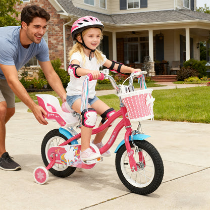 12 Inch Girls Bike For 3-8 Years Old, Pink Kids Bike at Gallery Canada