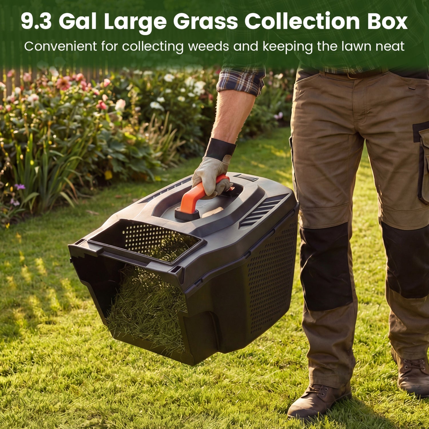 12-Amp 13.5 Inch Adjustable Electric Corded Lawn Mower, Green Lawn Care Tools at Gallery Canada