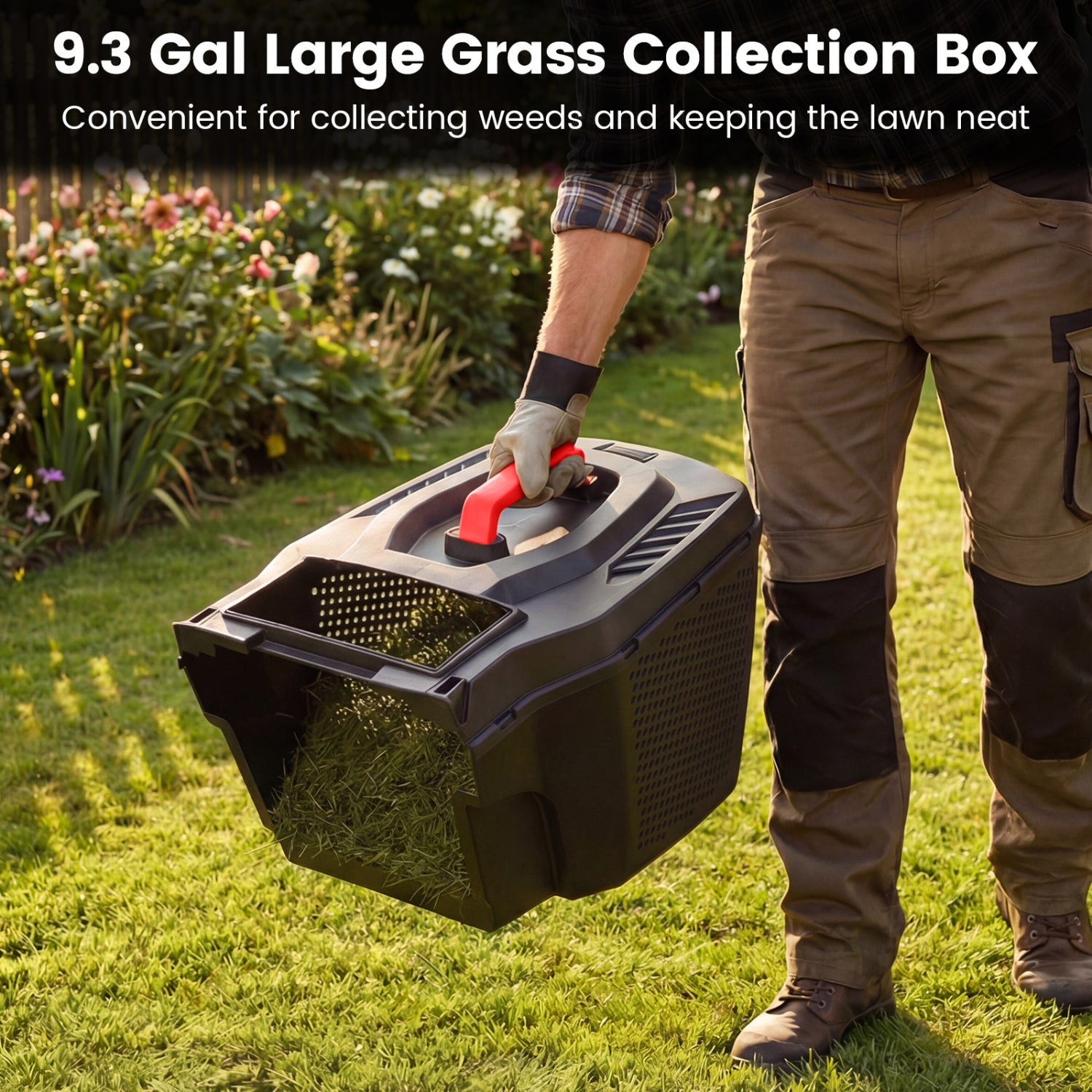 12-Amp 13.5 Inch Adjustable Electric Corded Lawn Mower, Red Lawn Care Tools at Gallery Canada