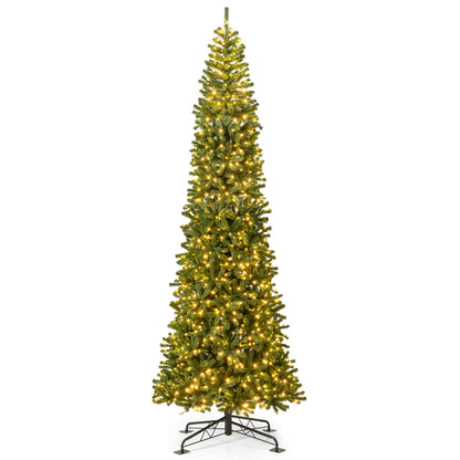 12 FT Prelit Artificial Christmas Tree, 2536 PVC Branch Tips, Green Christmas Tree at Gallery Canada