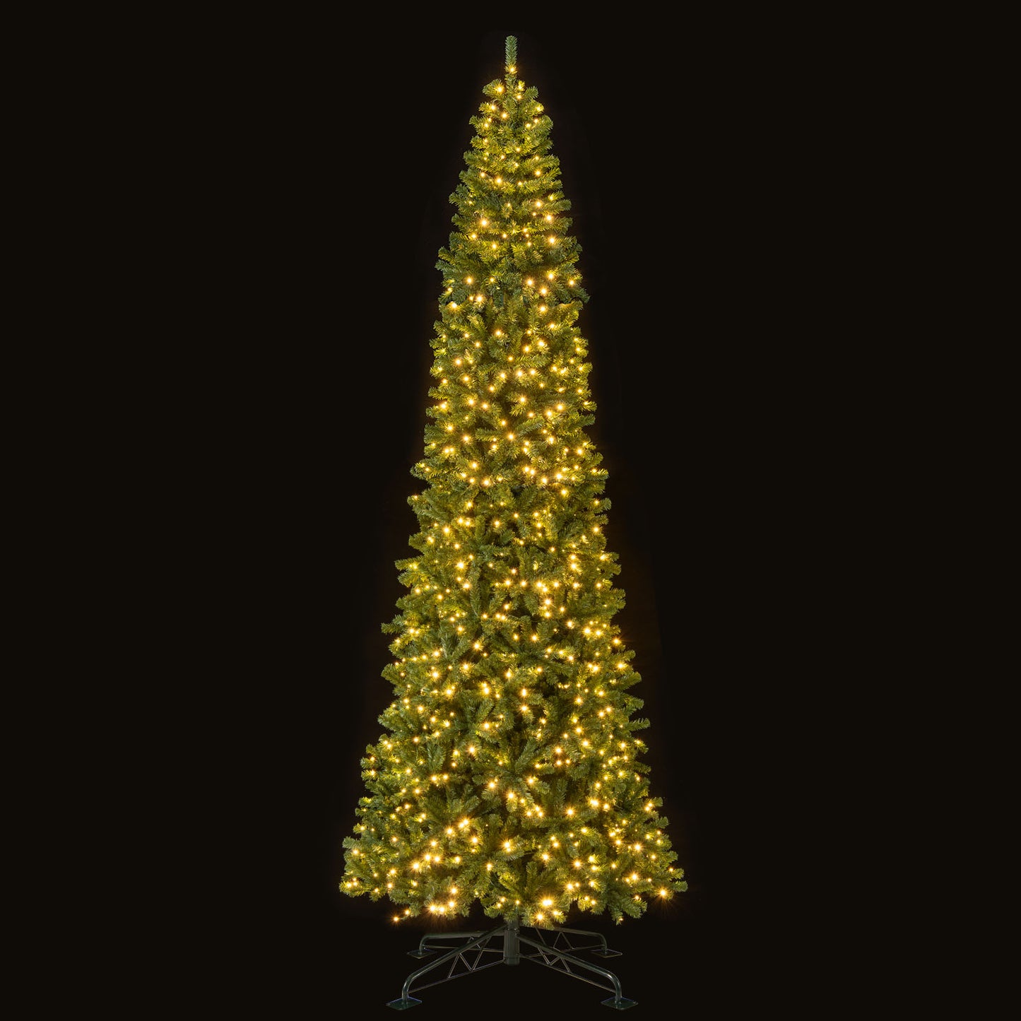 12 FT Prelit Artificial Christmas Tree, 2536 PVC Branch Tips, Green Christmas Tree at Gallery Canada