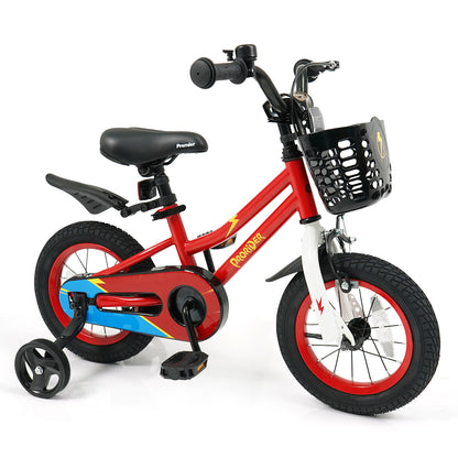 12 Inch Kids Bike Children Bicycle with Training Wheels for 3-4 Years Old, Red Kids Bike Red at Gallery Canada
