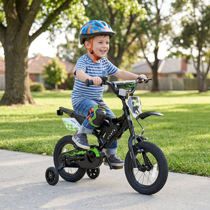 12 Inch Kids Bike, For Ages 3-4, Black