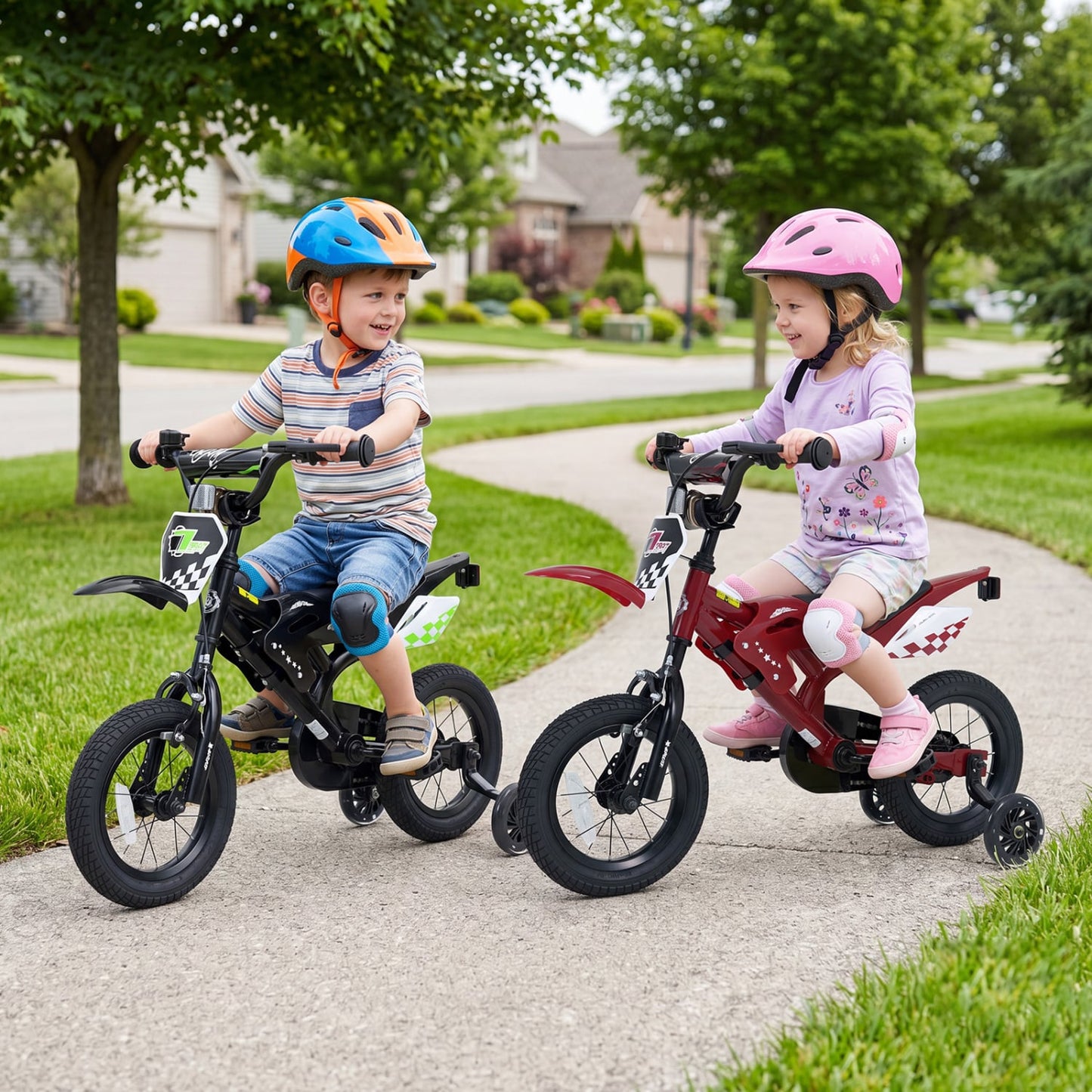 12 Inch Kids Bike, For Ages 3-4, Black