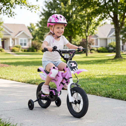 12 Inch Kids Bike, Ages 3-4 Years, Purple