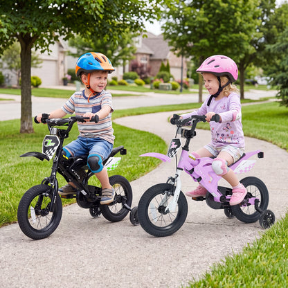 12 Inch Kids Bike, Ages 3-4 Years, Purple