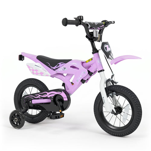 12 Inch Kids Bike, Ages 3-4 Years, Purple