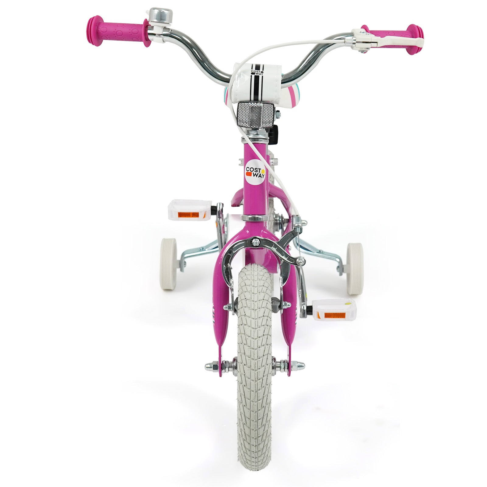 12 Inch Kids Bike for Aged 3-8 Years Old with Adjustable Handlebar Pink- Starlight Wave, Pink Kids Bike at Gallery Canada