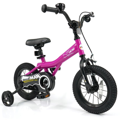 12-Inch Kids Bike With Removable Training Wheels, Brave Hero, Pink Scooters Options at Gallery Canada