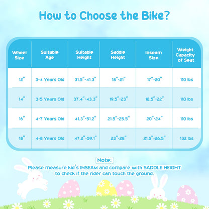 12" Girls Bike, Front Bag, Streamers, for 3-4 Years, Blue
