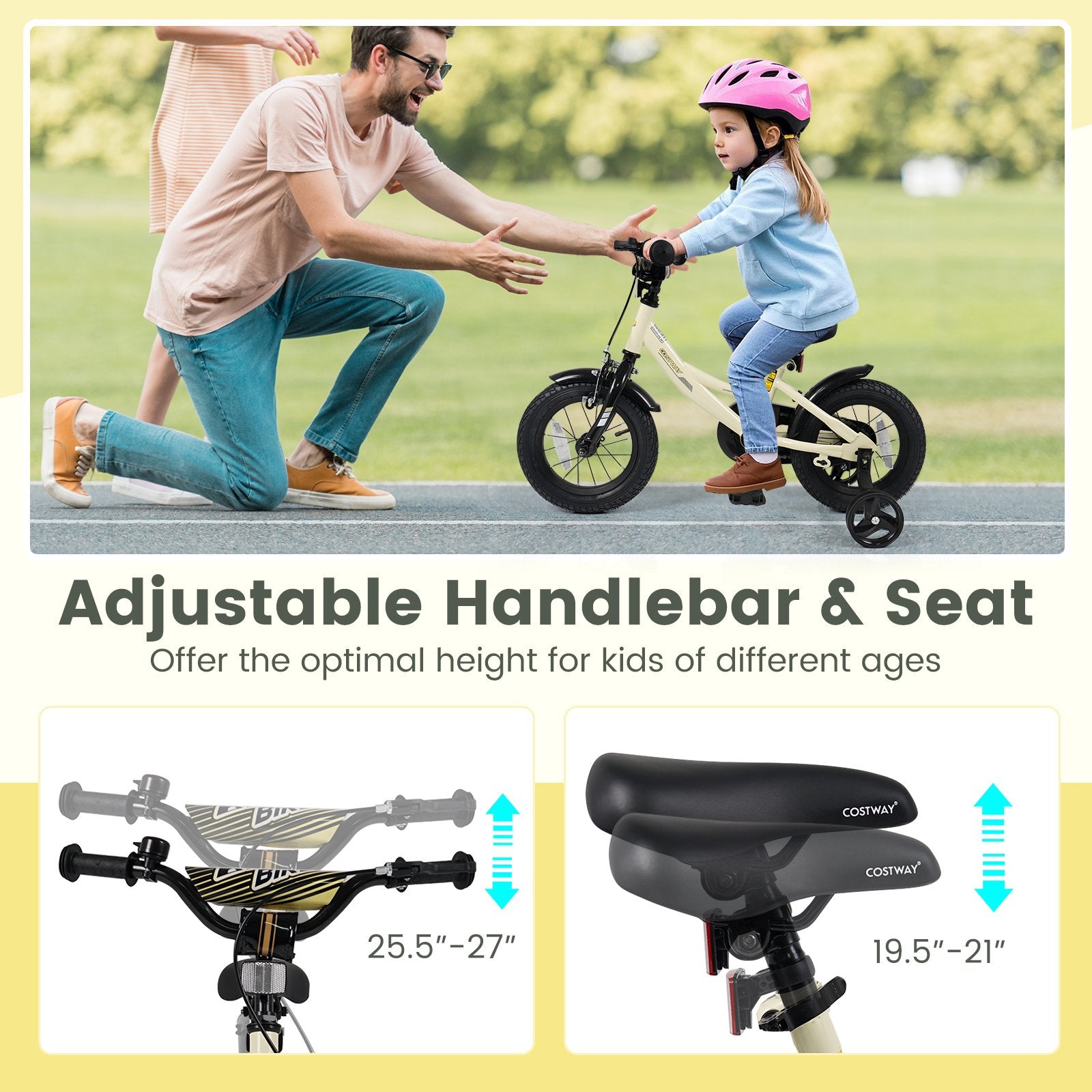 12 Inches Kids Bike Sport Bicycle with Removable Training Wheels Kids Bike at Gallery Canada