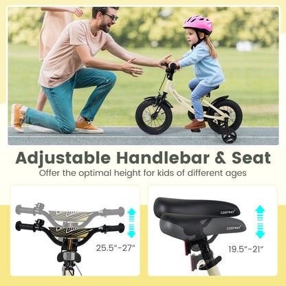 12 Inches Kids Bike Sport Bicycle with Removable Training Wheels Kids Bike at Gallery Canada