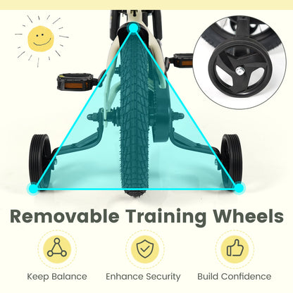 12 Inches Kids Bike Sport Bicycle with Removable Training Wheels Kids Bike at Gallery Canada