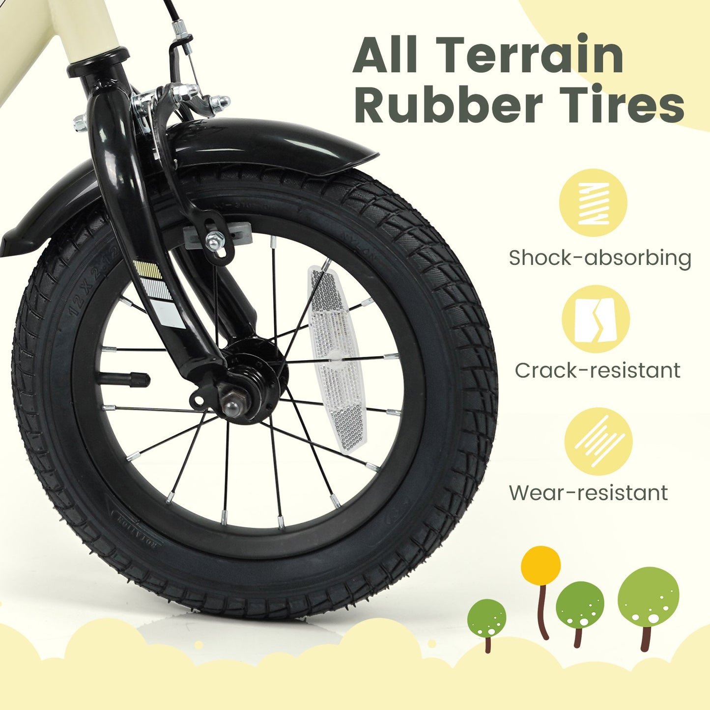 12 Inches Kids Bike Sport Bicycle with Removable Training Wheels Kids Bike at Gallery Canada