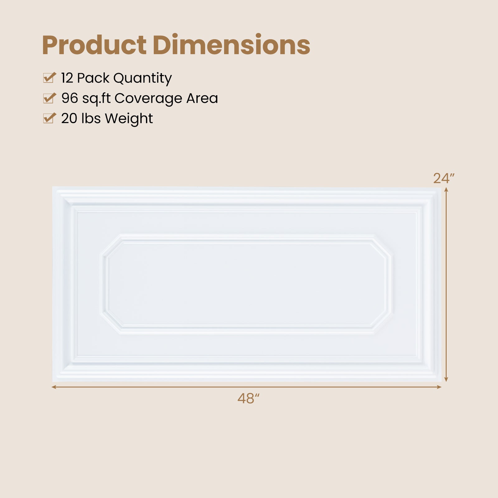 12 Pieces PVC Ceiling Tiles, Decorative Ceiling Covering Panels Decorative Accessories at Gallery Canada