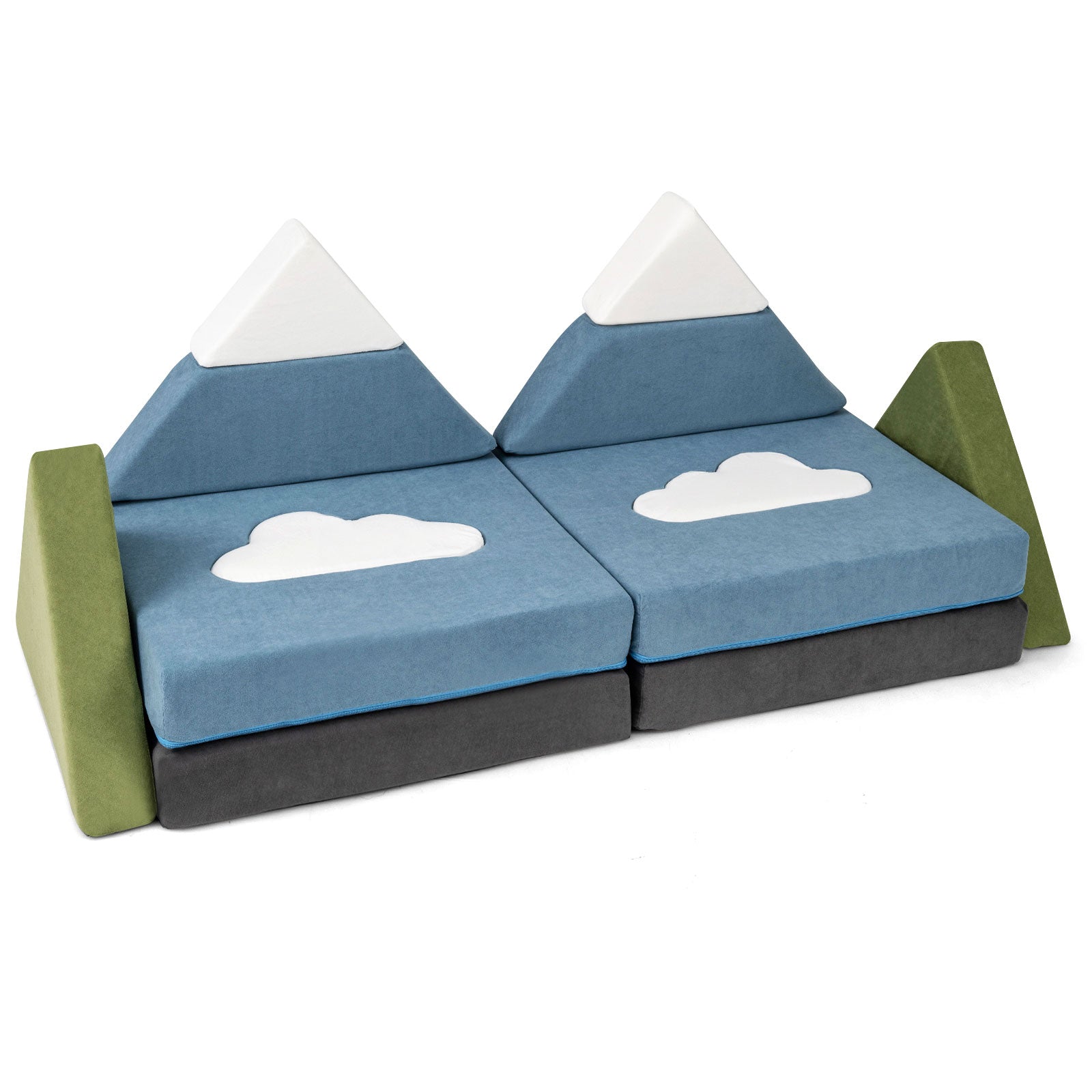 12 Pieces Snow Mountain Theme Toddler Foam Building Fort Kids Chairs & Seating at Gallery Canada