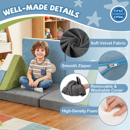 12 Pieces Snow Mountain Theme Toddler Foam Building Fort Kids Chairs & Seating at Gallery Canada