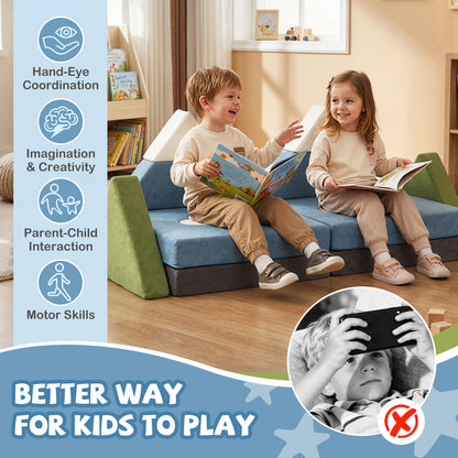 12 Pieces Snow Mountain Theme Toddler Foam Building Fort Kids Chairs & Seating at Gallery Canada