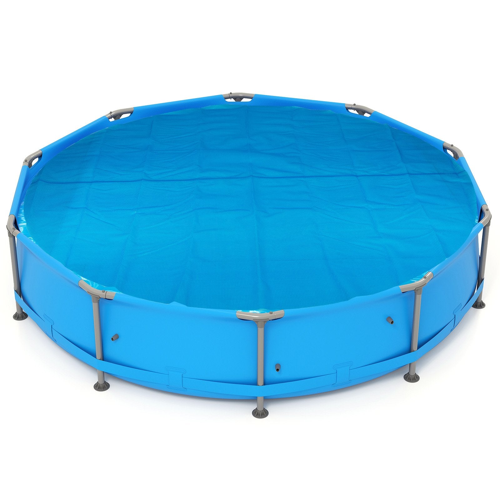 12ft x 30in Round Above Ground Swimming Pool with 12 ft Pool Cover, Blue Swimming Pools Blue at Gallery Canada