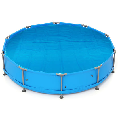 12ft x 30in Round Above Ground Swimming Pool with 12 ft Pool Cover, Blue Swimming Pools Blue at Gallery Canada