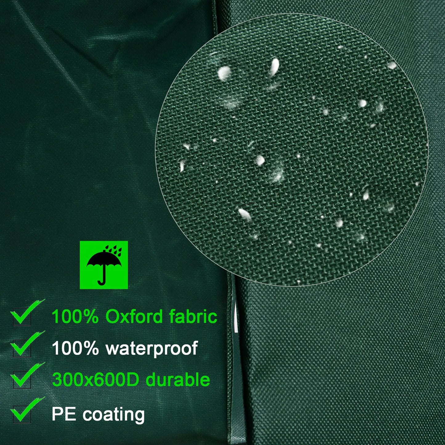 Outdoor Furniture Cover 81" x 57", Waterproof, UV Protector, Dark Green Patio Furniture Covers at Gallery Canada