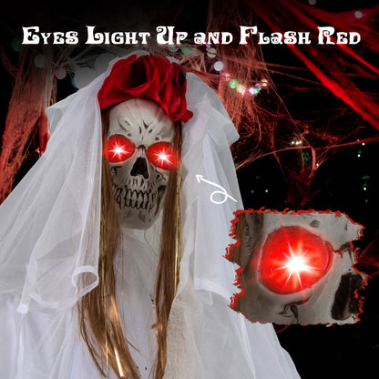 Halloween Animatronic Standing Bride, 7.2 FT Haunted House Decoration Halloween at Gallery Canada
