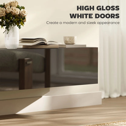 Floating TV Stand, Storage Cupboards for 45, 55, 65in TVs, Black TV Stands at Gallery Canada